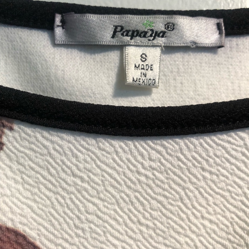 NWOT Floral Halter Crop Top - Picture 9 of 11